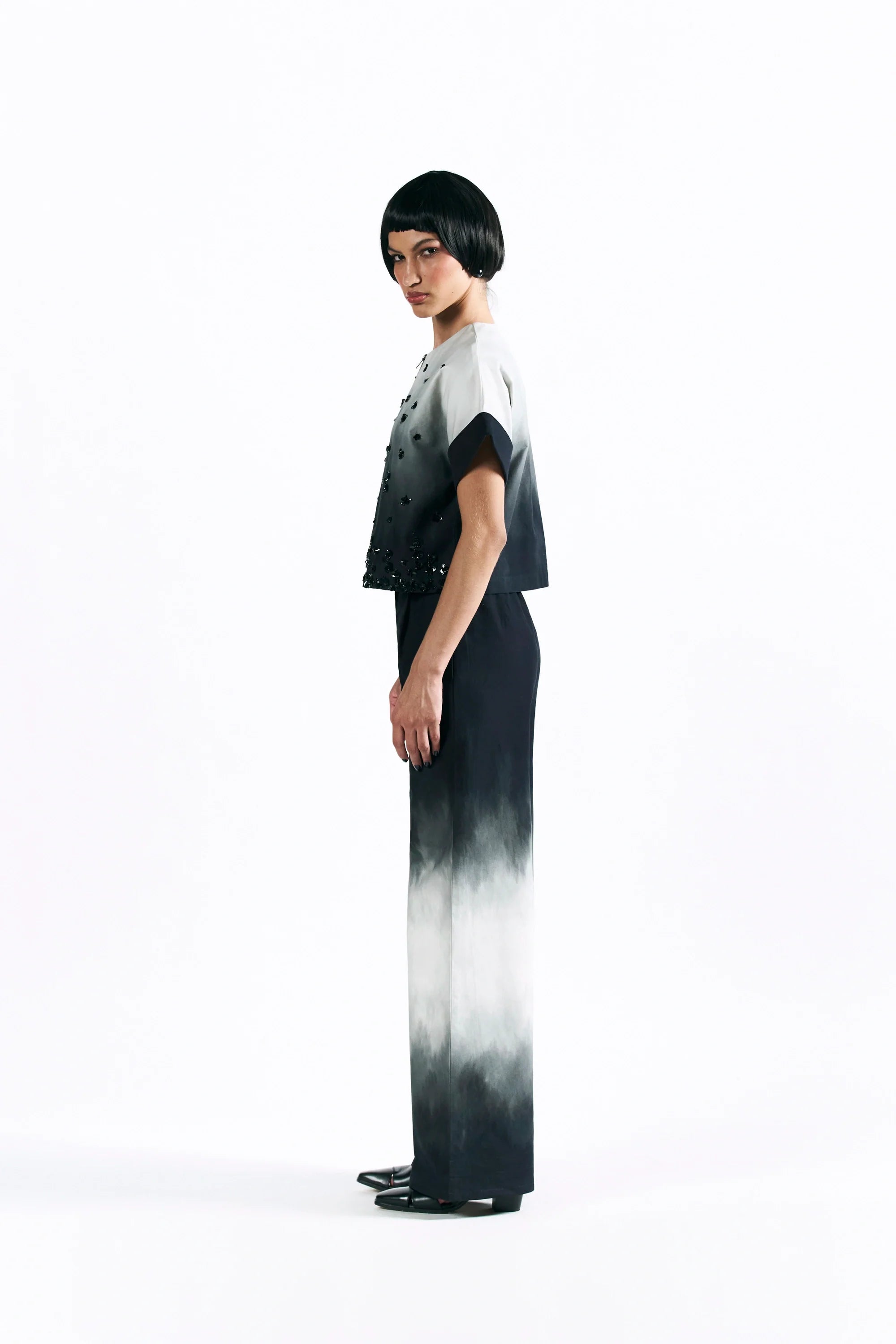 Midnight Wash Kimono Top