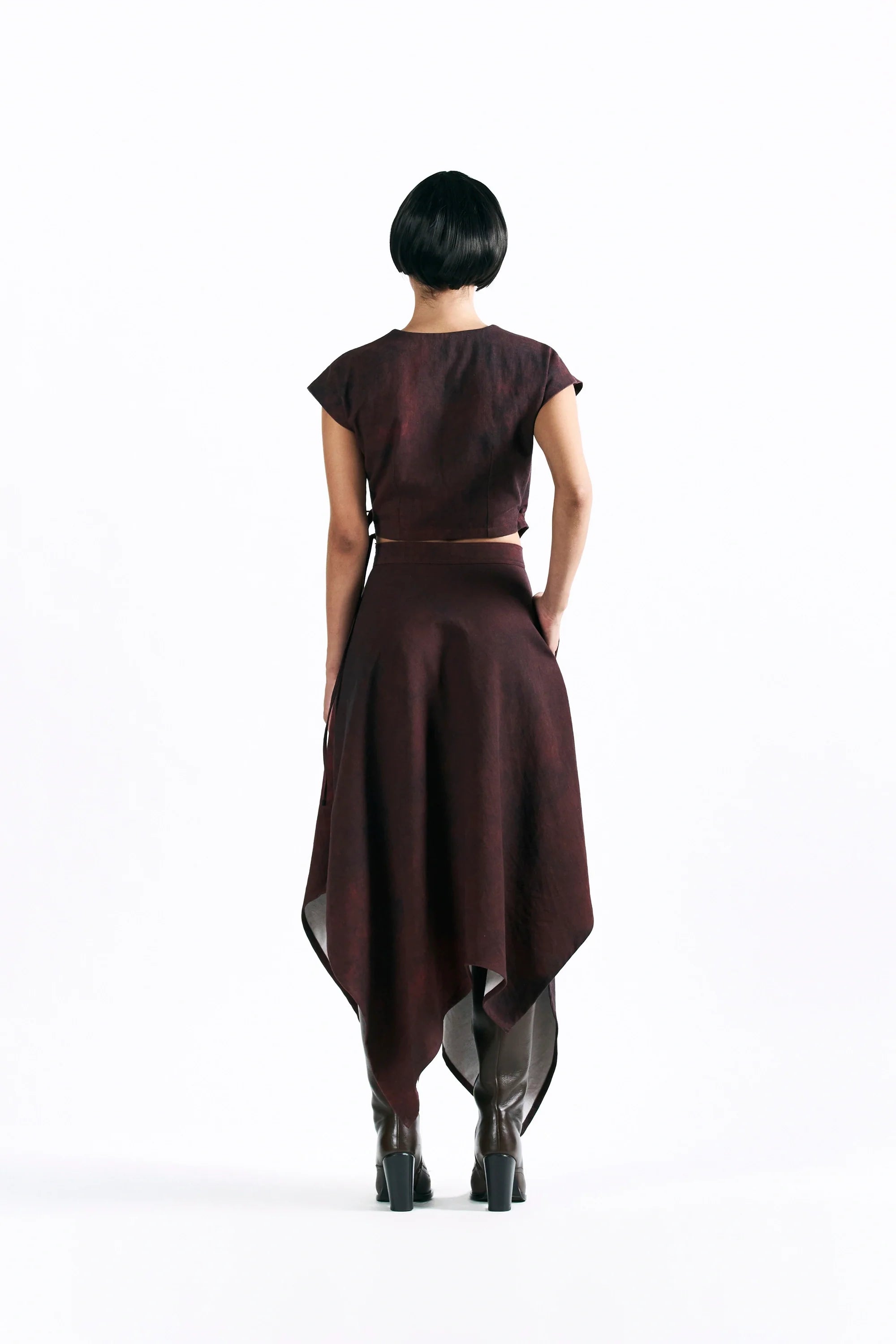 Merlot Muse Handkerchief Skirt