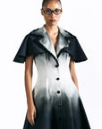 Midnight Wash Cape Dress
