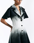 Midnight Wash Cape Dress