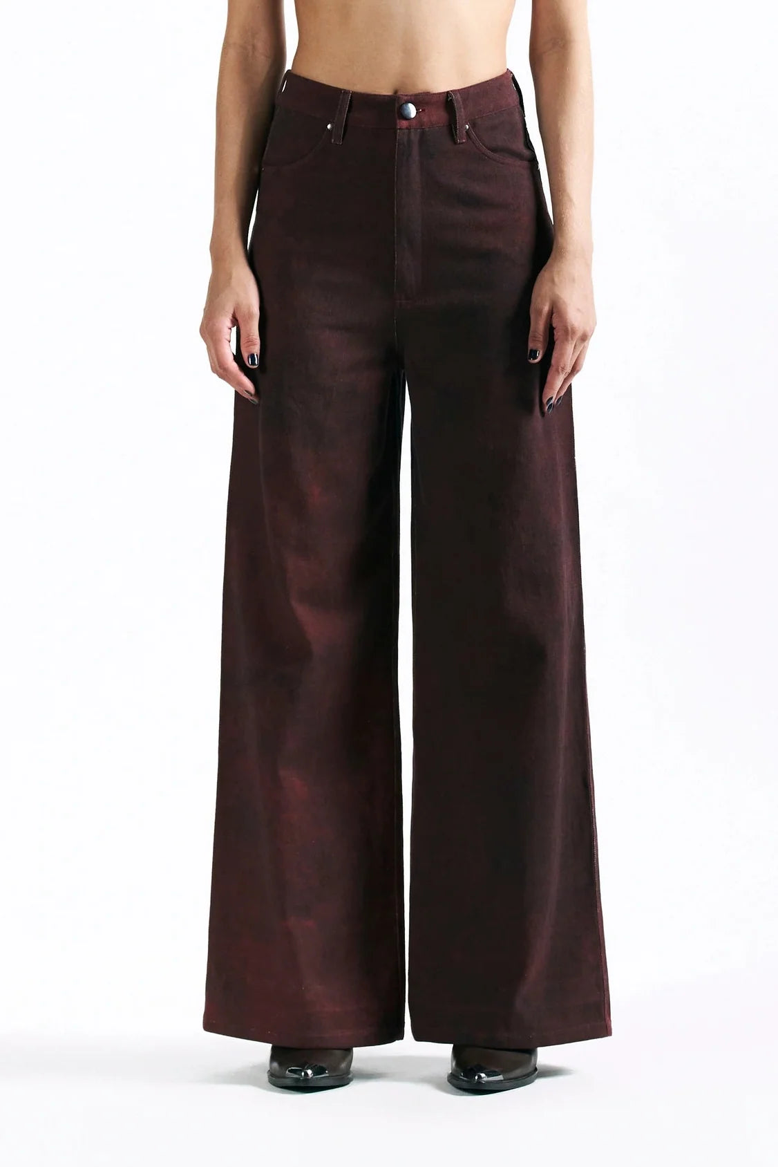 Merlot Muse Straight Trousers