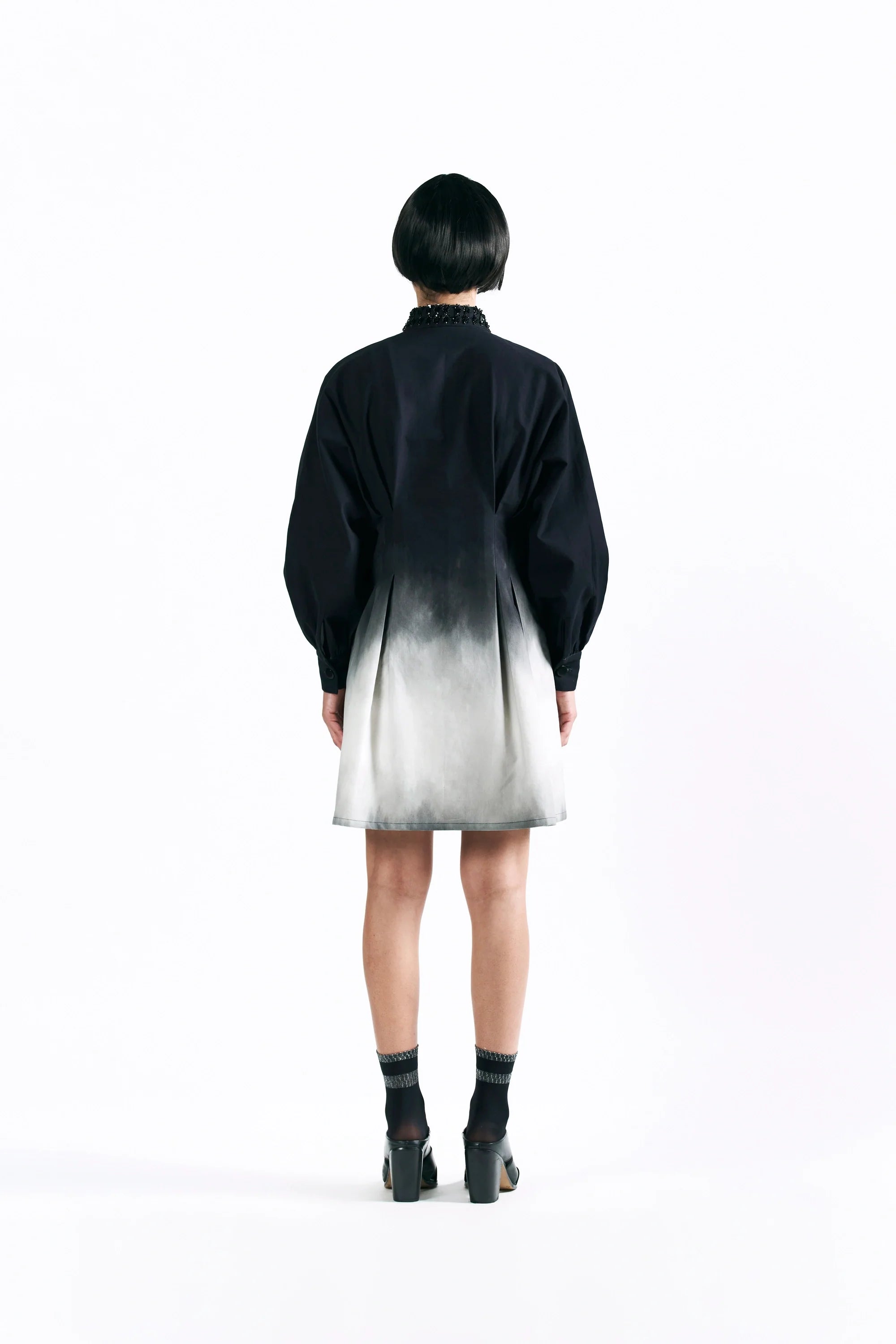 Midnight Wash Kimono Dress