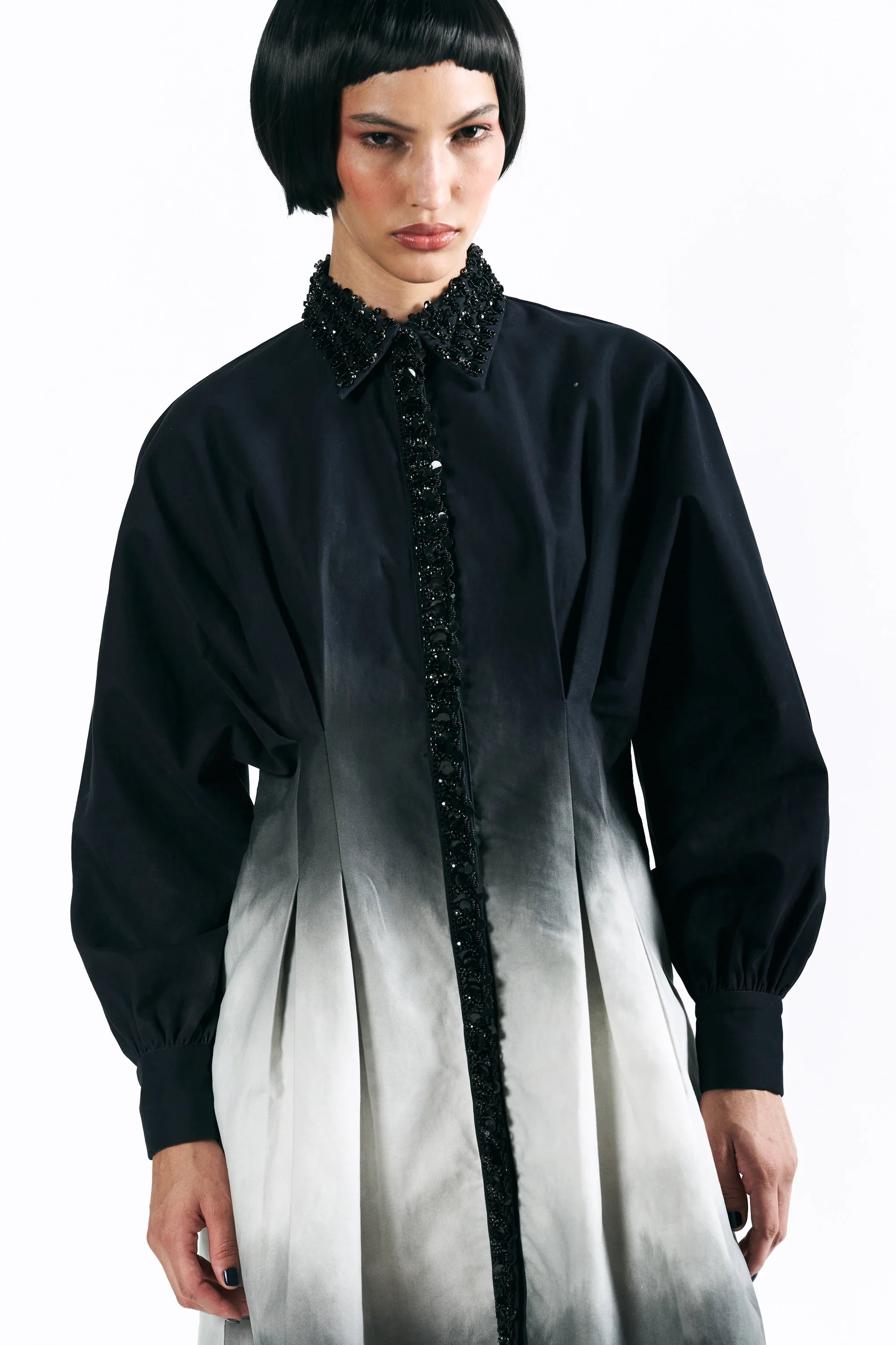 Midnight Wash Kimono Dress