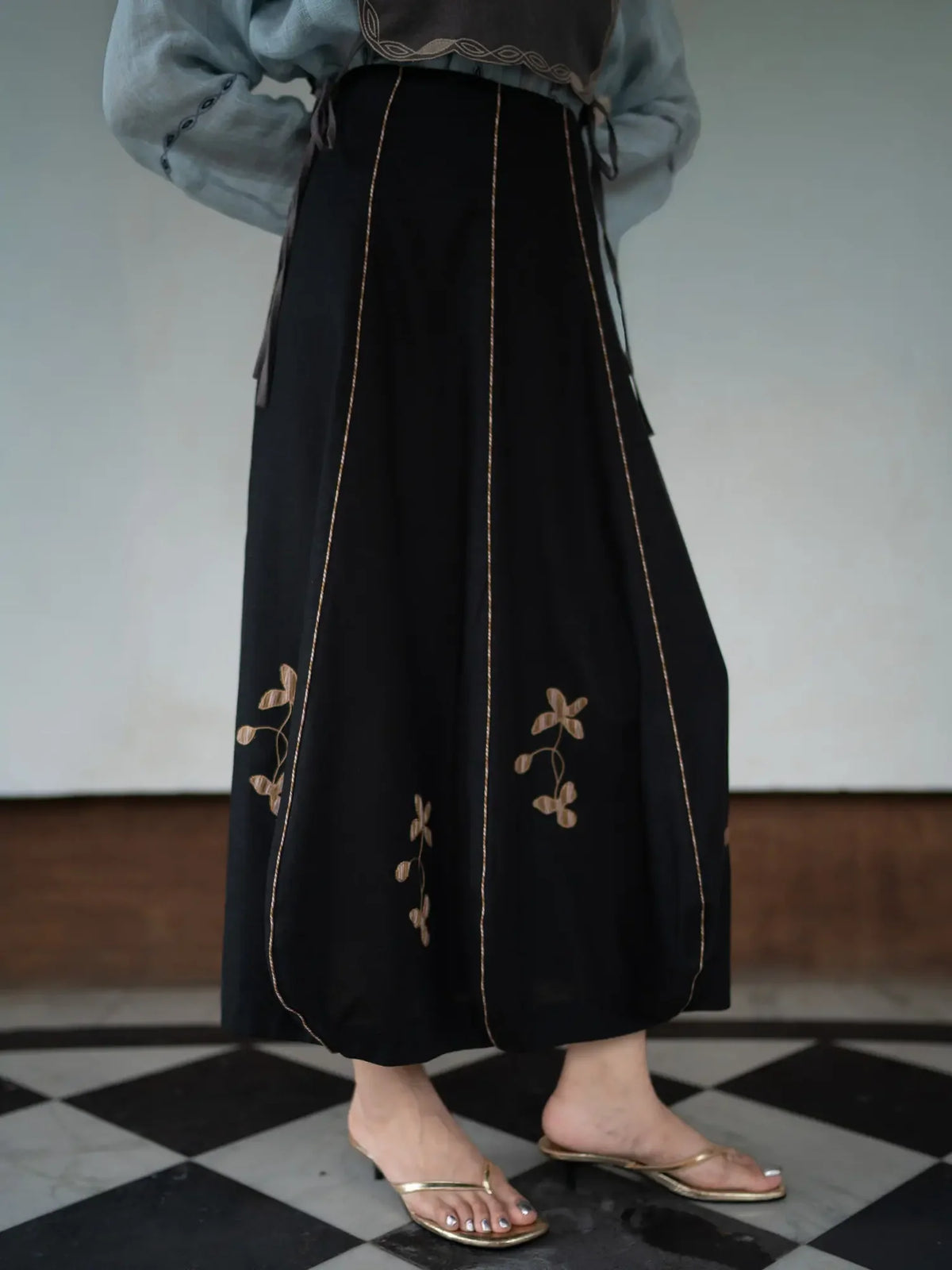 Not Quite Skirt In Black