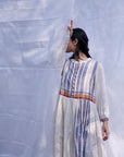 Naples Organic Kala Cotton Asymmetrical Weave dress