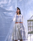 Naples Organic Kala Cotton Asymmetrical Weave dress