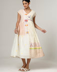 WHITE RAGA DRESS