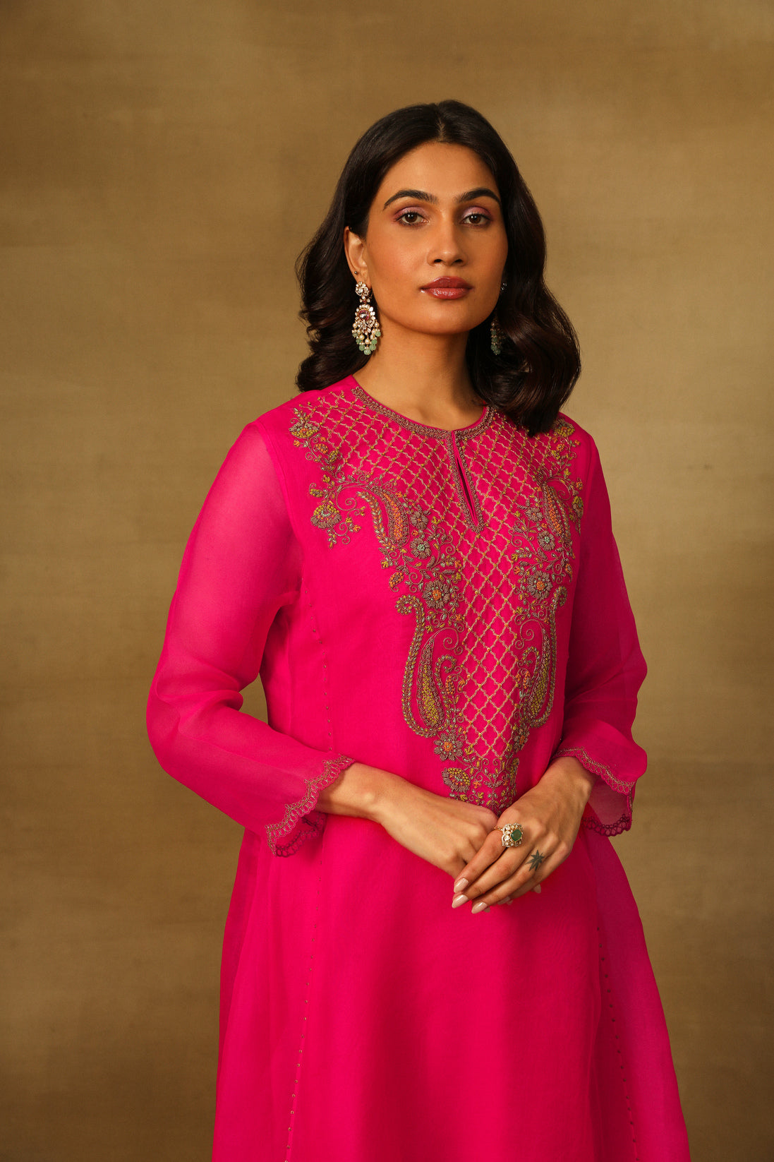 Fuchsia Kurta set
