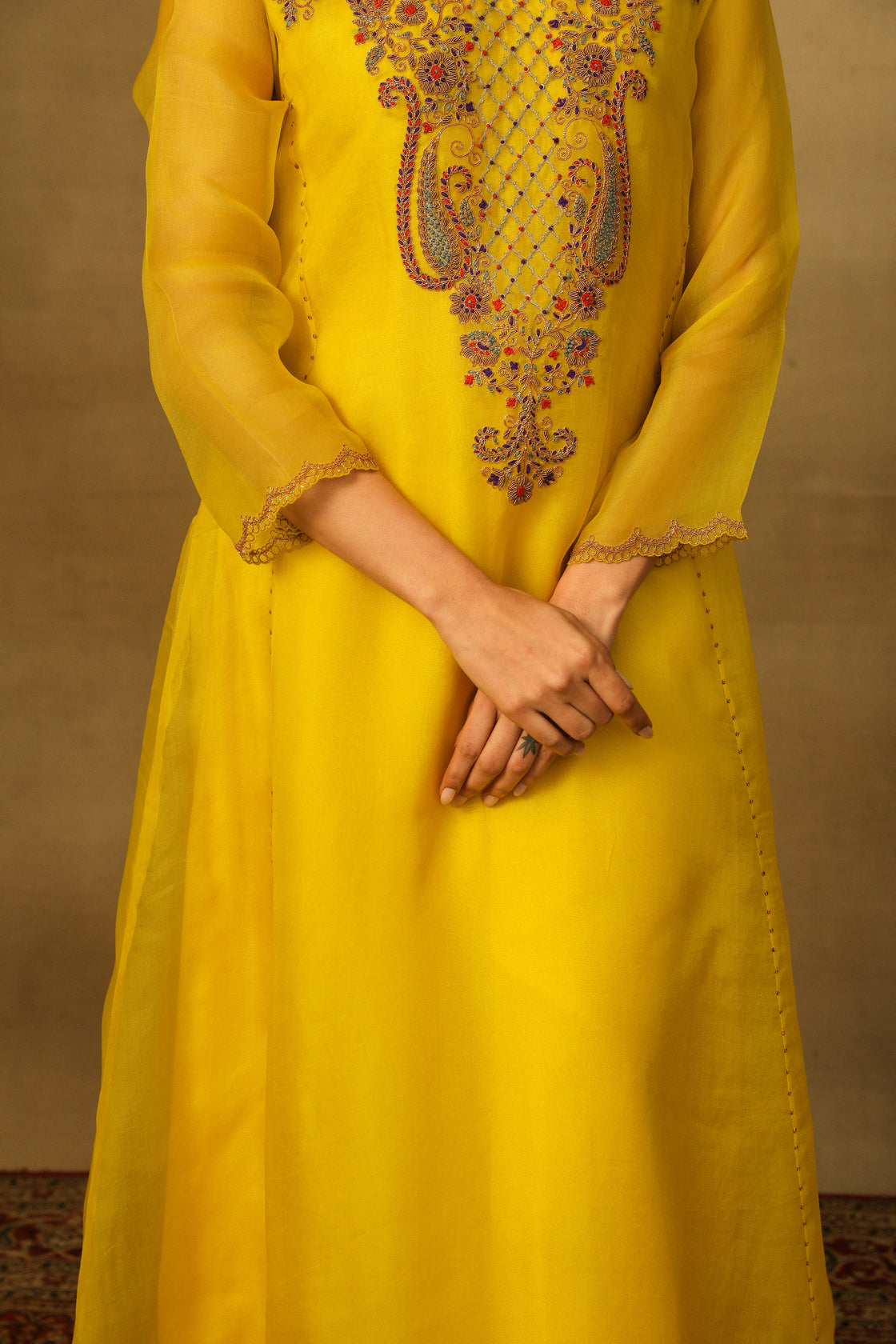 Yellow Kurta Set