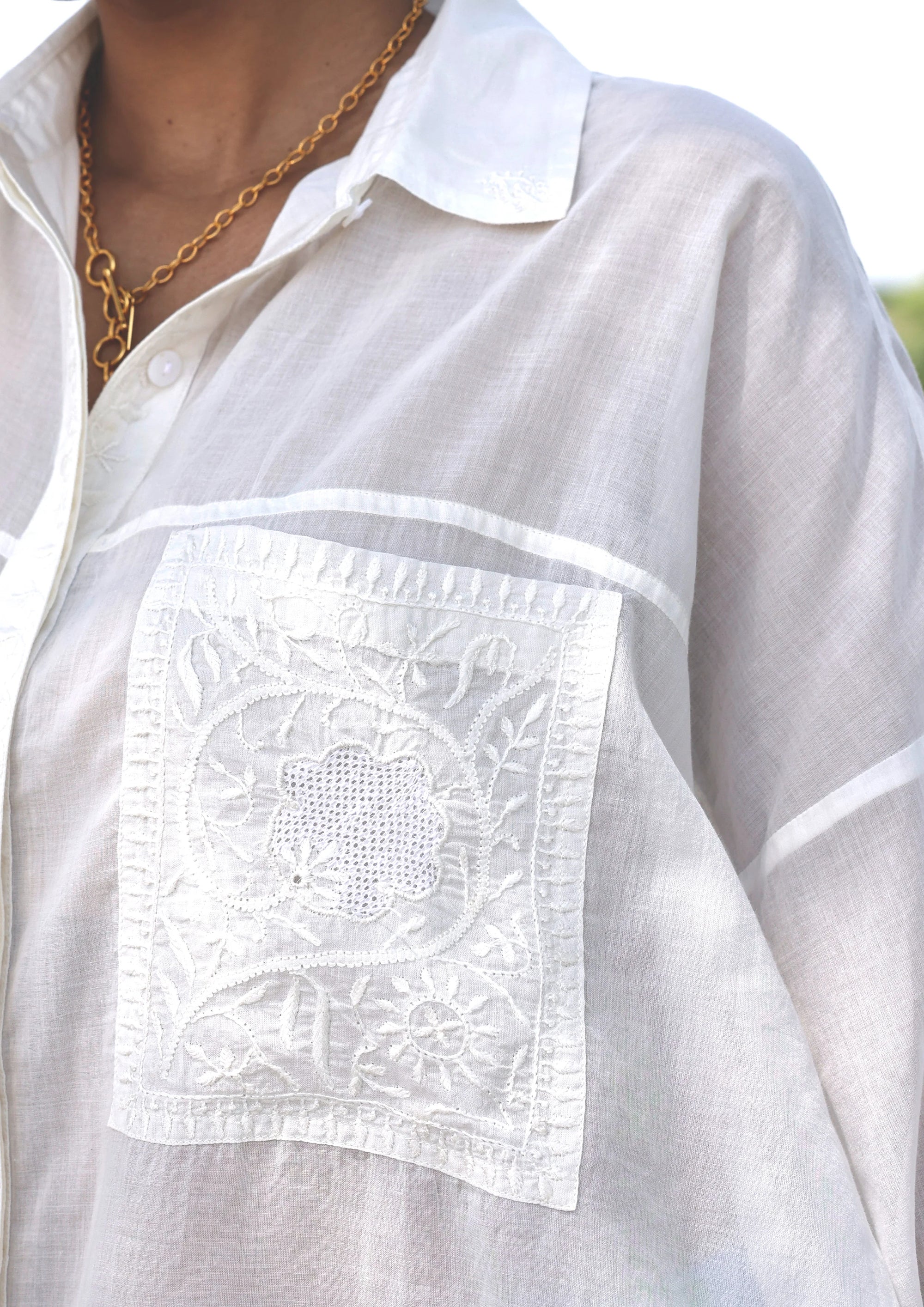 Jaigarh Chikankari Shirt
