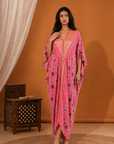 Pink Patola Kaftan