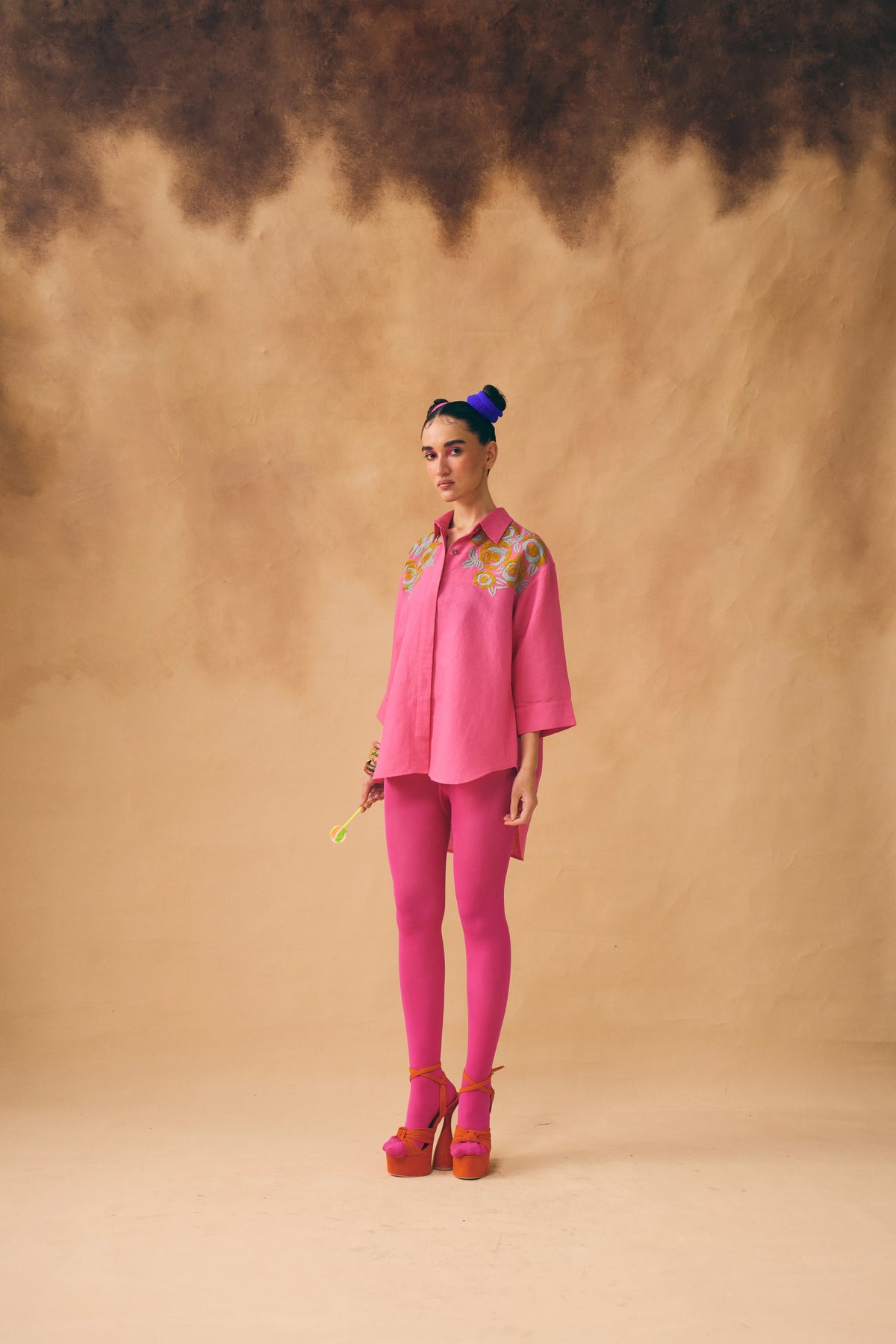 Roses Shirt Pink