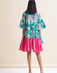 Natalie Dress - Green Floral