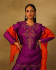 Purple Kurta Set