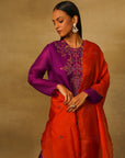 Purple Kurta Set