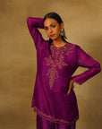 Purple Kurta Set