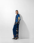 Thais Pants In Old Rose Print