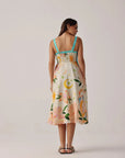 Nora Midi Dress- Azure