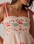 Nora Midi Dress - Peach