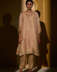 Parinda Kurta Set In Beige