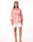 Eva Shirt - Orange Tropical