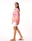 Eva Shirt - Orange Tropical