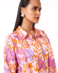 Eva Shirt - Orange Tropical