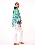 Eva Shirt - Green Floral