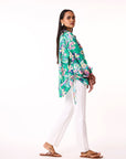 Eva Shirt - Green Floral