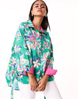 Eva Shirt - Green Floral