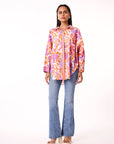 Lexy Shirt - Orange Tropical