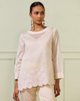 Ivory Circles Top