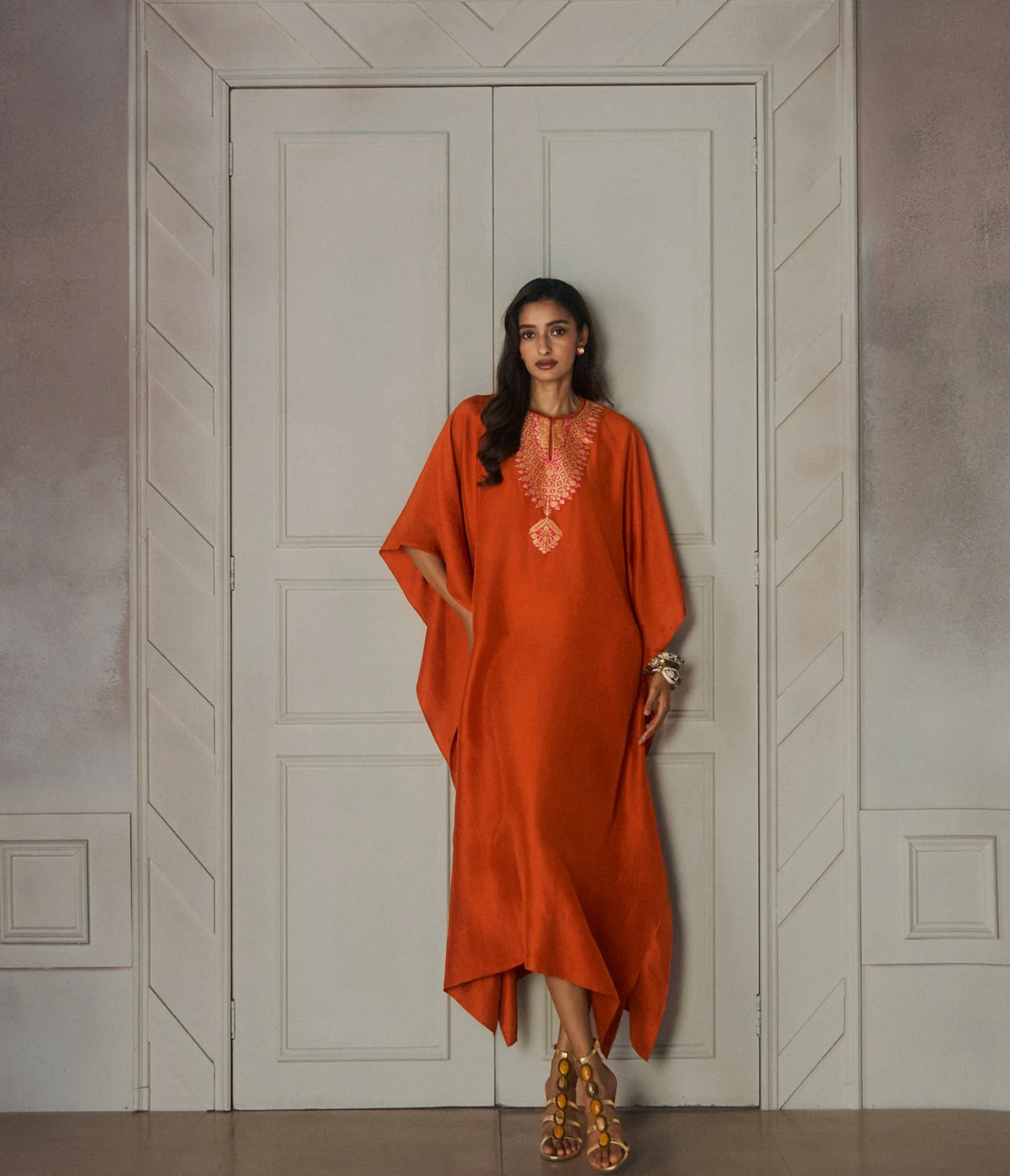 Banaras Patch Kaftan
