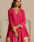 Fuchsia Kurta Set