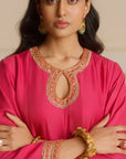 Fuchsia Kurta Set