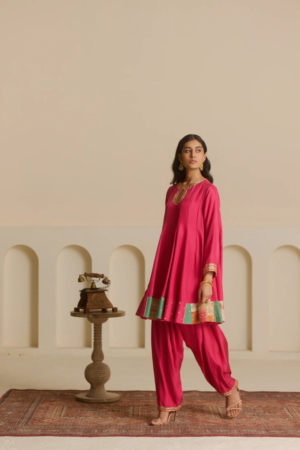 Fuchsia Kurta Set