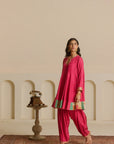 Fuchsia Kurta Set