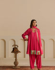 Fuchsia Kurta Set