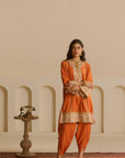 Rust Kurta Set