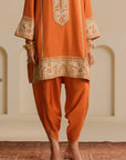 Rust Kurta Set