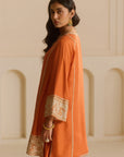 Rust Kurta Set