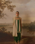 Forest Green Strappy Kurta Set