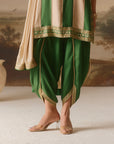 Forest Green Strappy Kurta Set