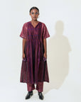 Shoonyata Panelled Gathered Dress