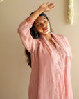 Blush Sequins Kurta Set