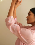 Blush Sequins Kurta Set