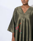 Stardust Greige Choga Neck Dress