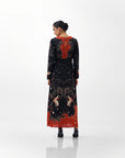 Aura Maxi Dress In Nocturnal Jungle