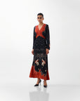 Aura Maxi Dress In Nocturnal Jungle