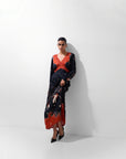 Aura Maxi Dress In Nocturnal Jungle